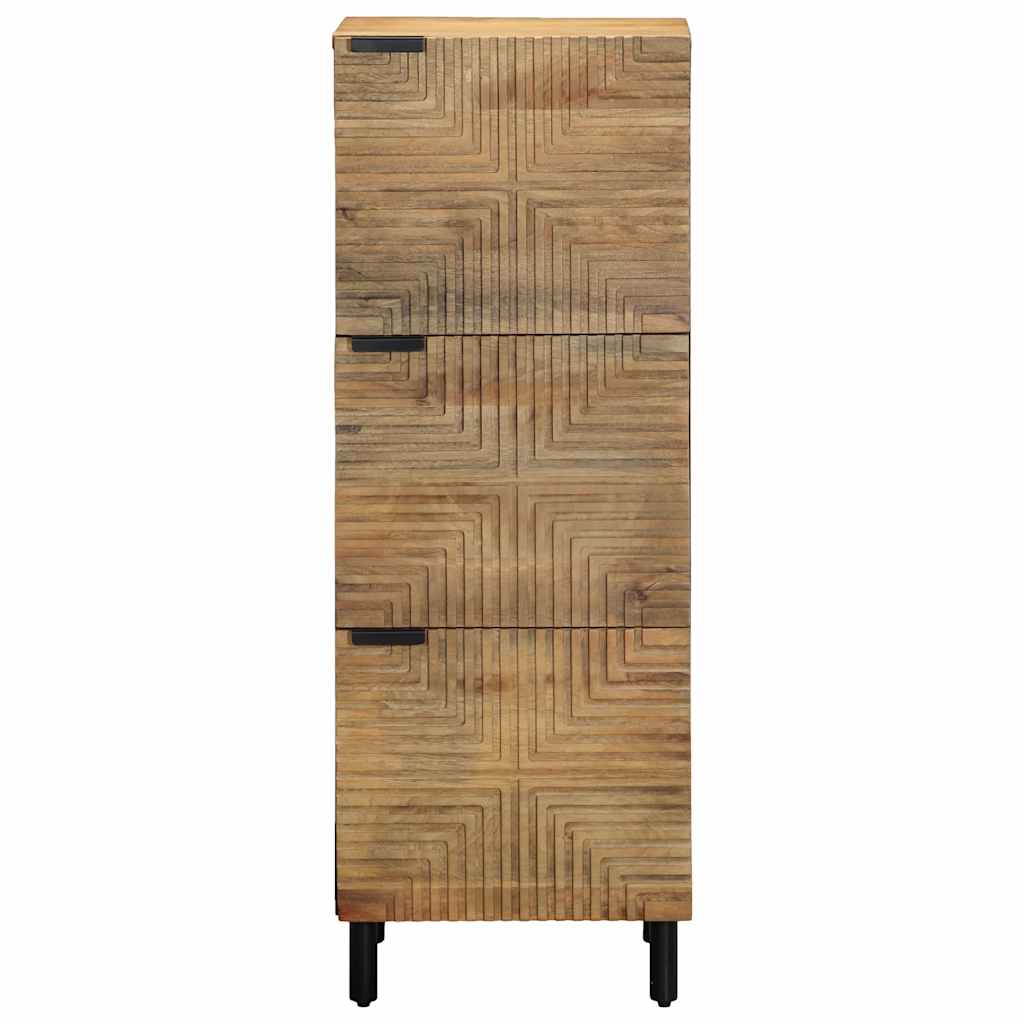 vidaXL Highboard Brown 40x33x110 cm Solid Wood Mango