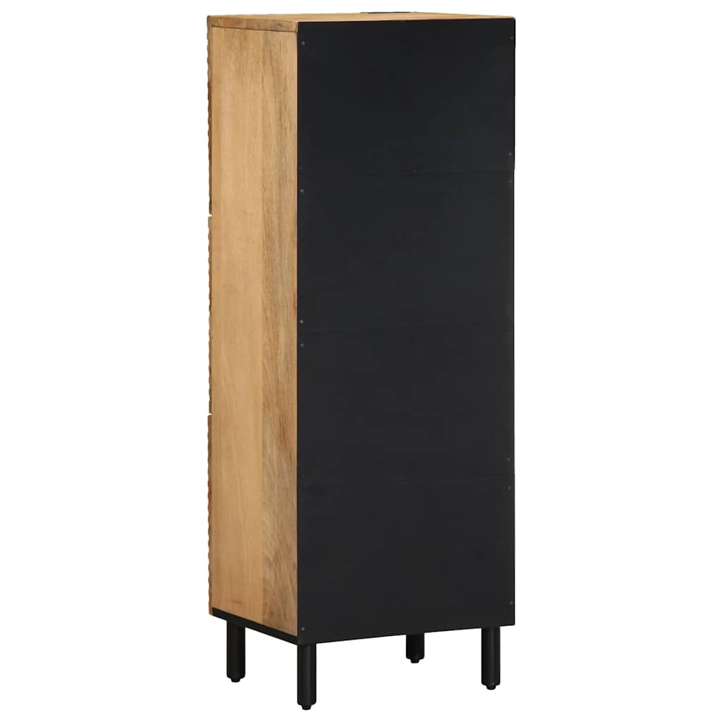 vidaXL Highboard Brown 40x33x110 cm Solid Wood Mango