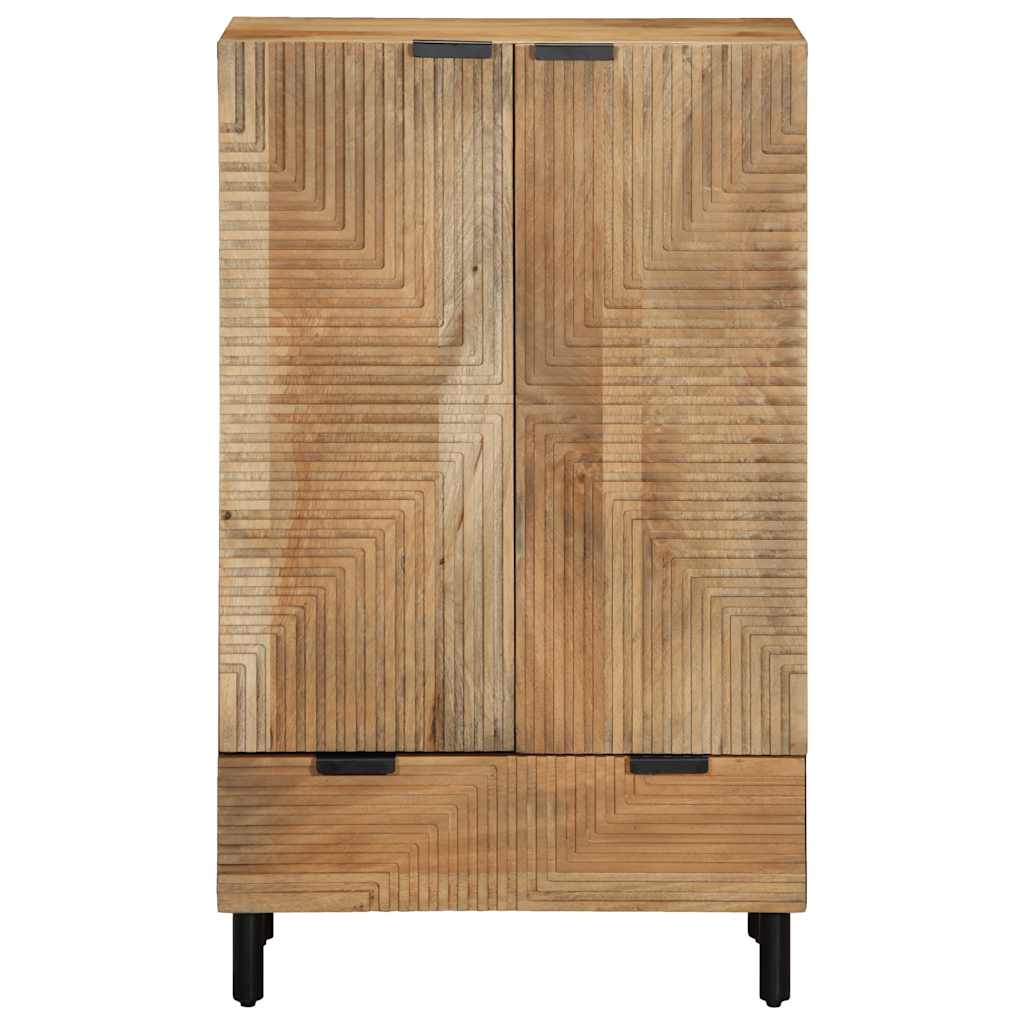 vidaXL Highboard Brown 60x33x100 cm Solid Wood Mango