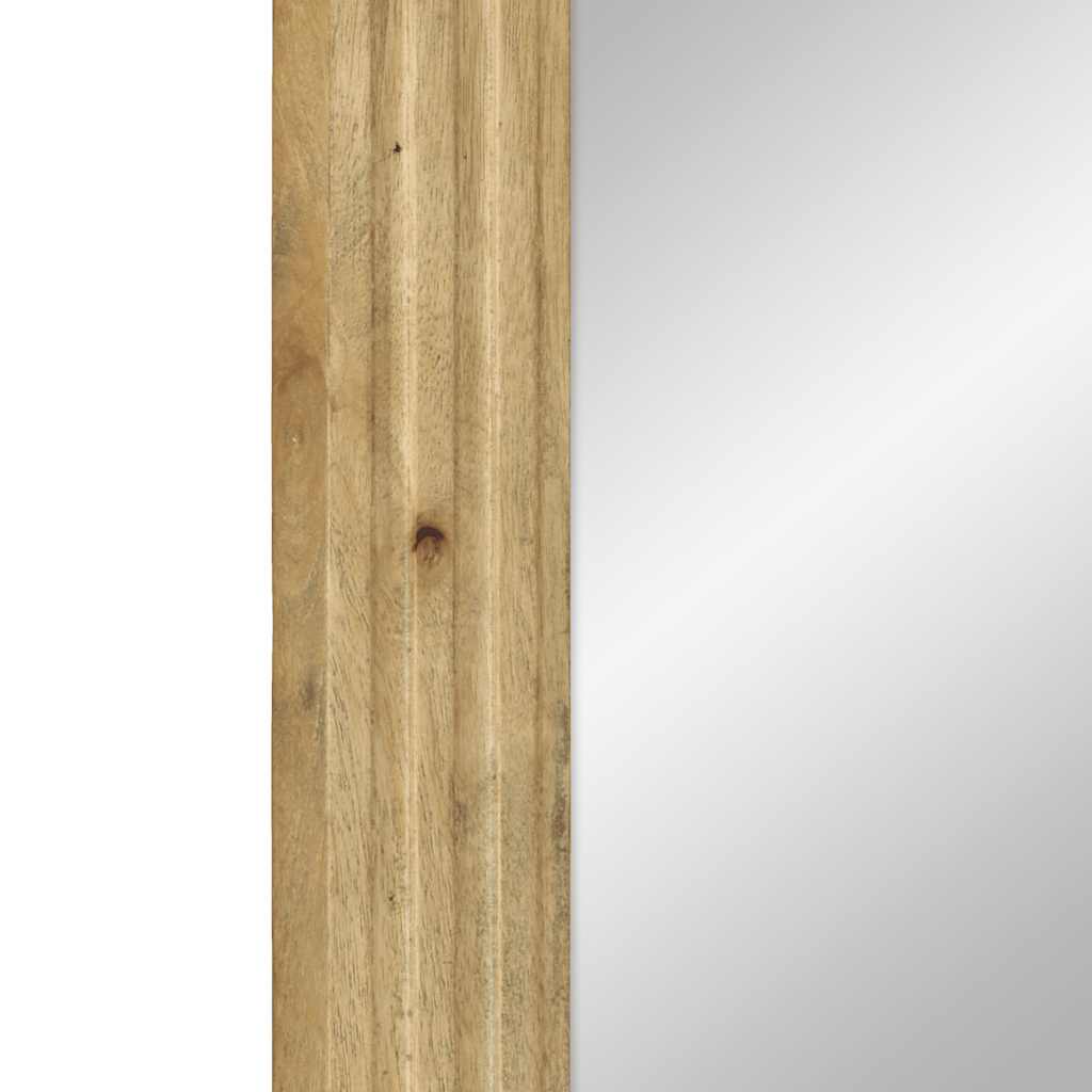 Bathroom Mirror Brown 50x70x2.5 cm Solid Wood Mango