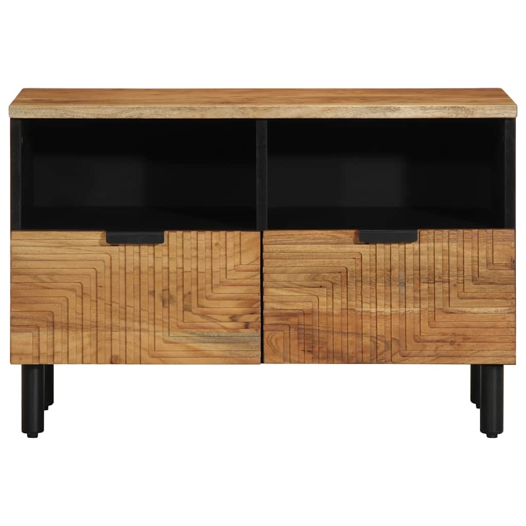 TV Cabinet 70x33x46 cm Solid Wood Acacia