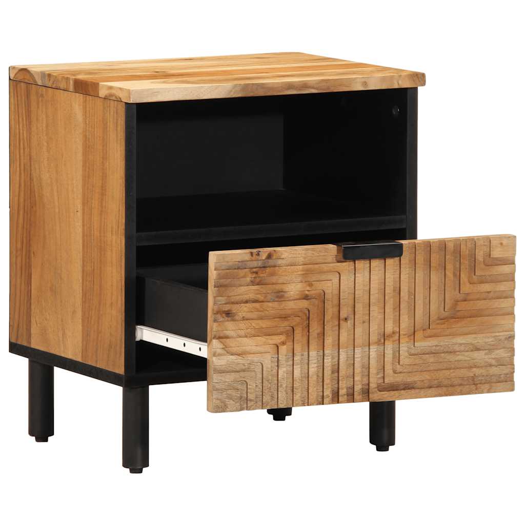 Bedside Cabinet 40x33x46 cm Solid Wood Acacia