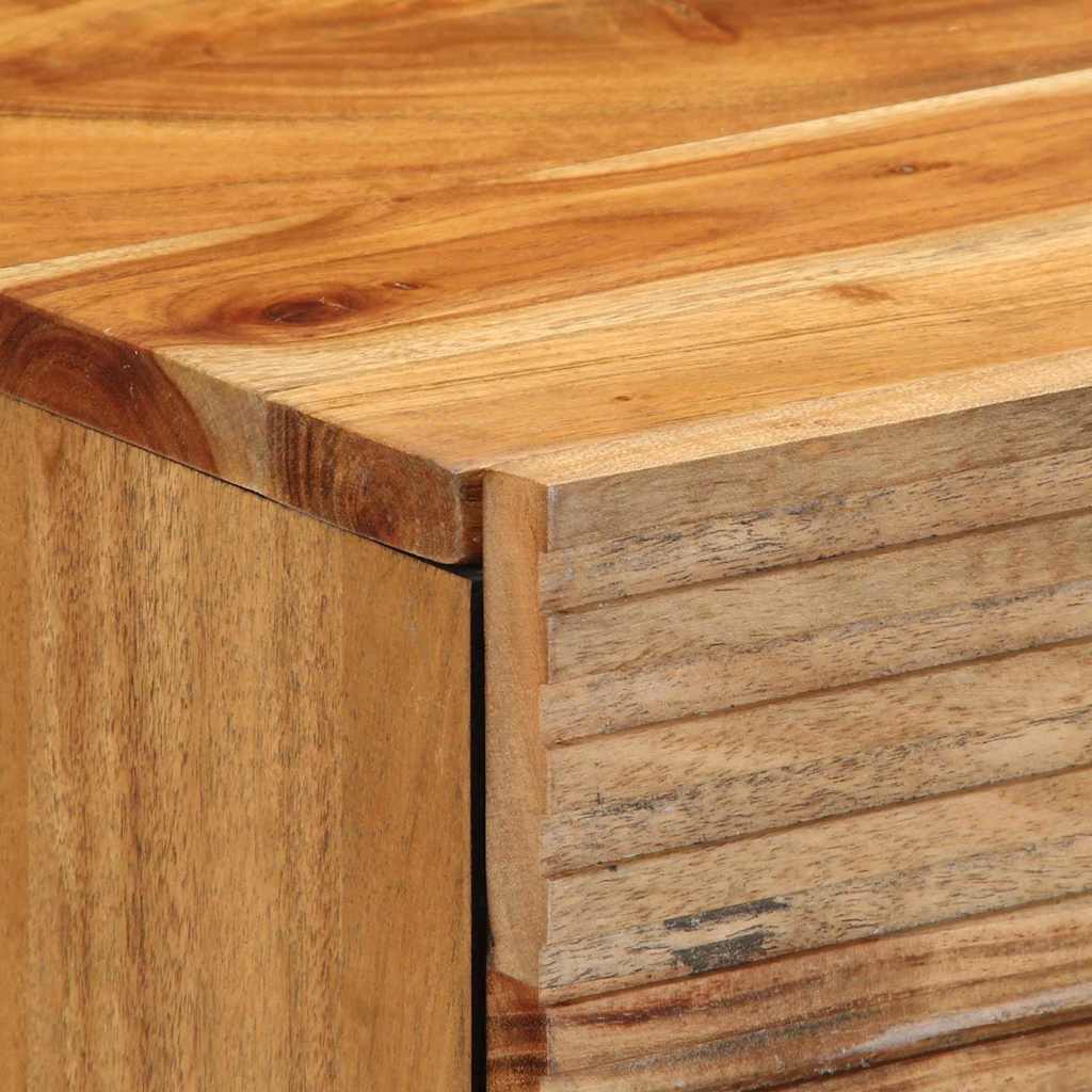 Bed Cabinet Brown 50 x 33 x 60 cm Solid Acacia Wood