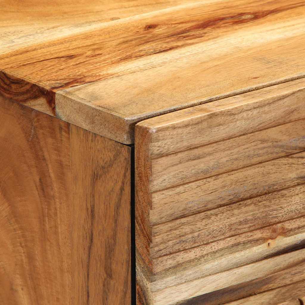 Bed Cabinet Brown 50 x 33 x 62 cm Solid Acacia Wood