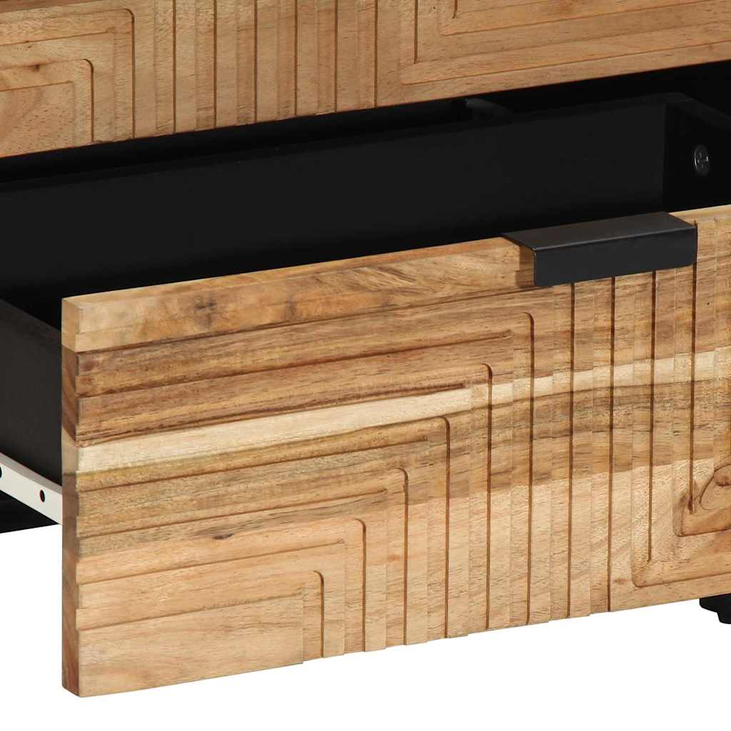 Bedside Cabinet Brown 50 x 33 x 62 cm Solid Acacia wood