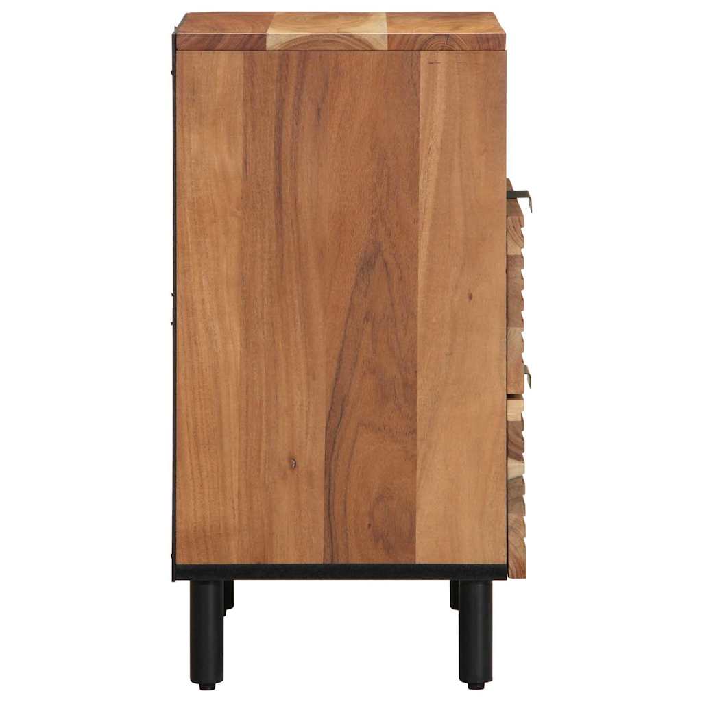 Bed Cabinet Brown 50 x 33 x 62 cm Solid Acacia Wood