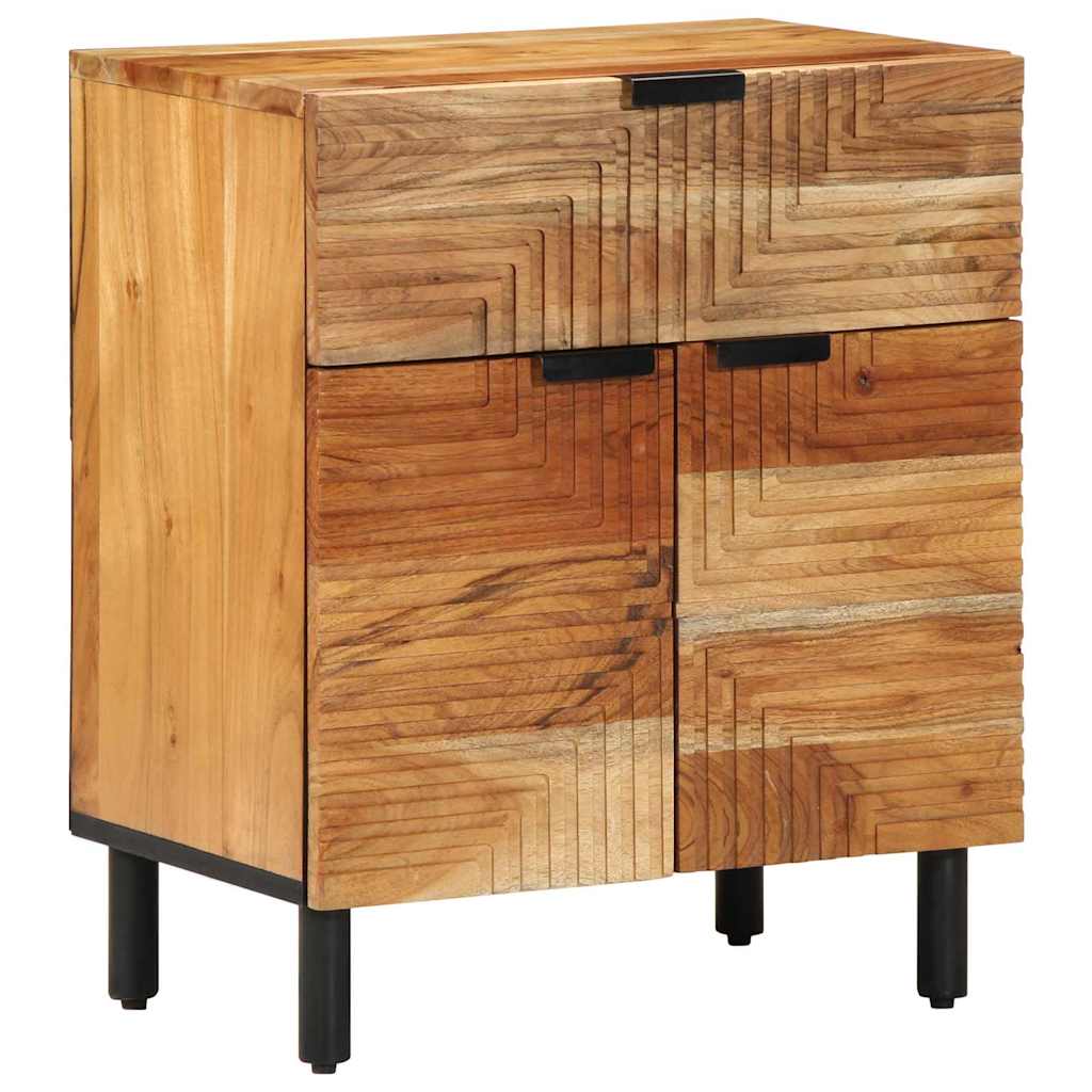 Bed Cabinet Brown 50 x 33 x 60 cm Solid Acacia Wood