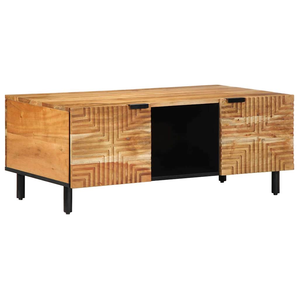 Coffee Table Brown 100 x 54 x 40 cm Solid Acacia Wood