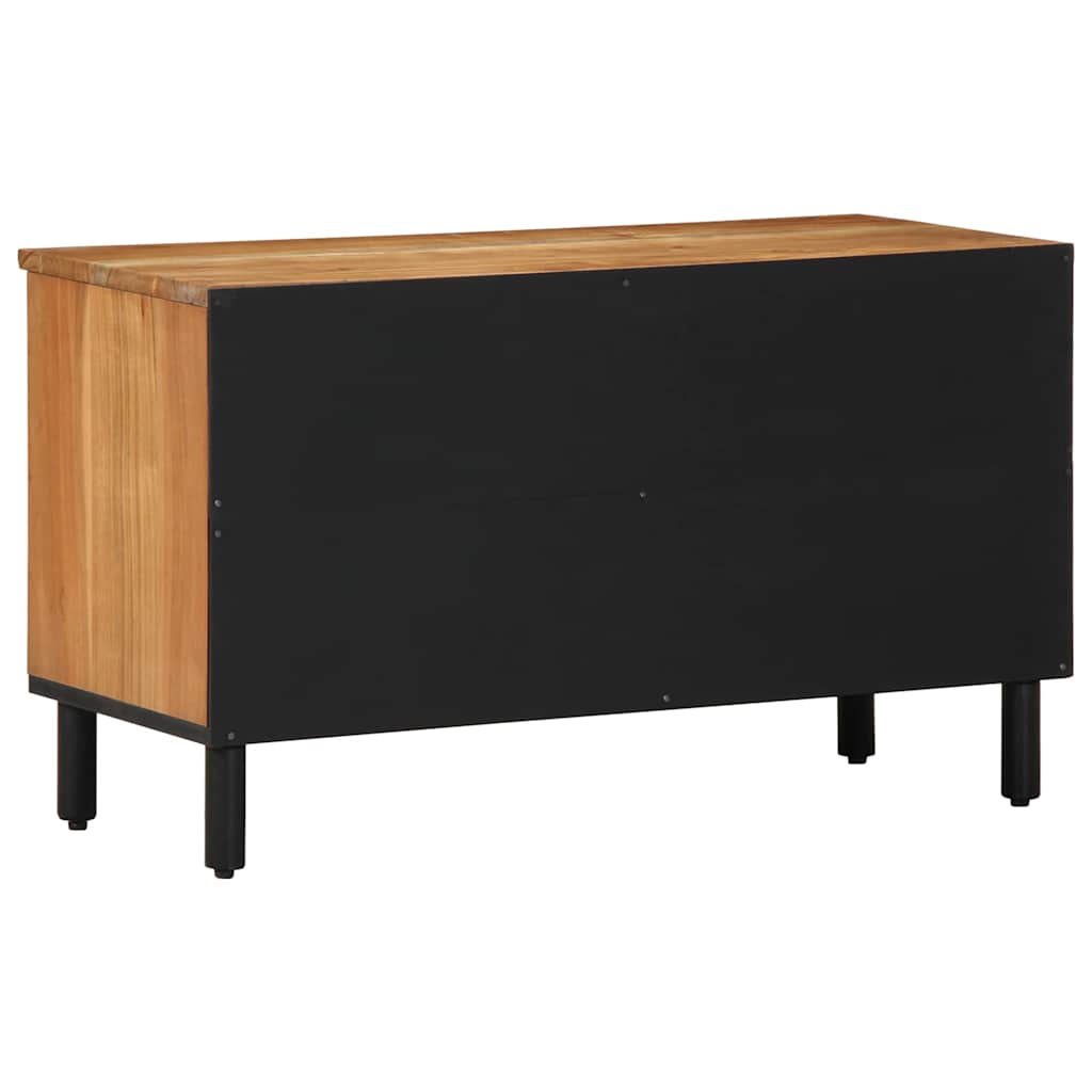 TV Cabinet with Drawer Brown 80 x 33 x 46 cm Solid Mango Wood