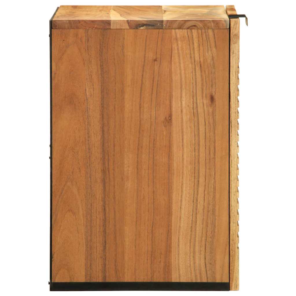 Bathroom Hanging Cabinet Brown 38 x 33 x 48 cm Solid Mango Wood