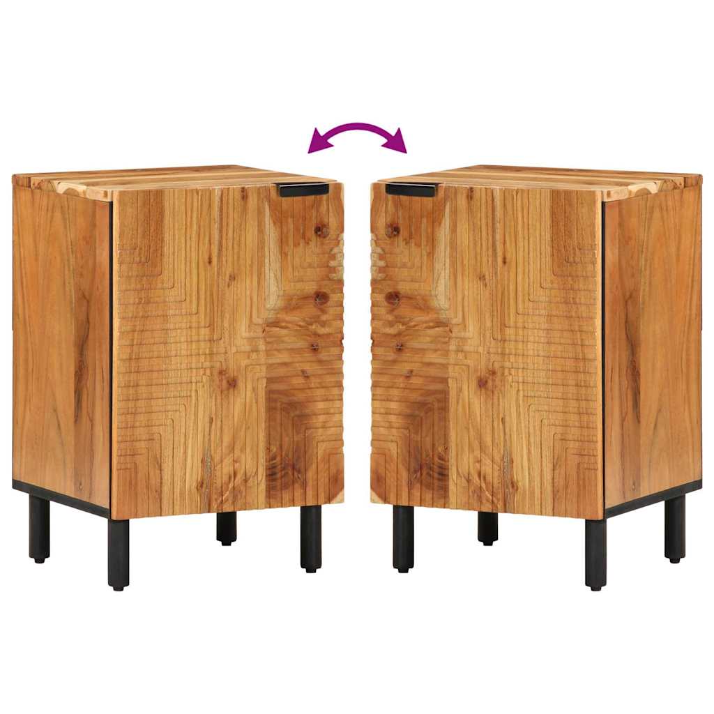 Bathroom Cabinet Brown 38 x 33 x 58 cm Solid Mango Wood