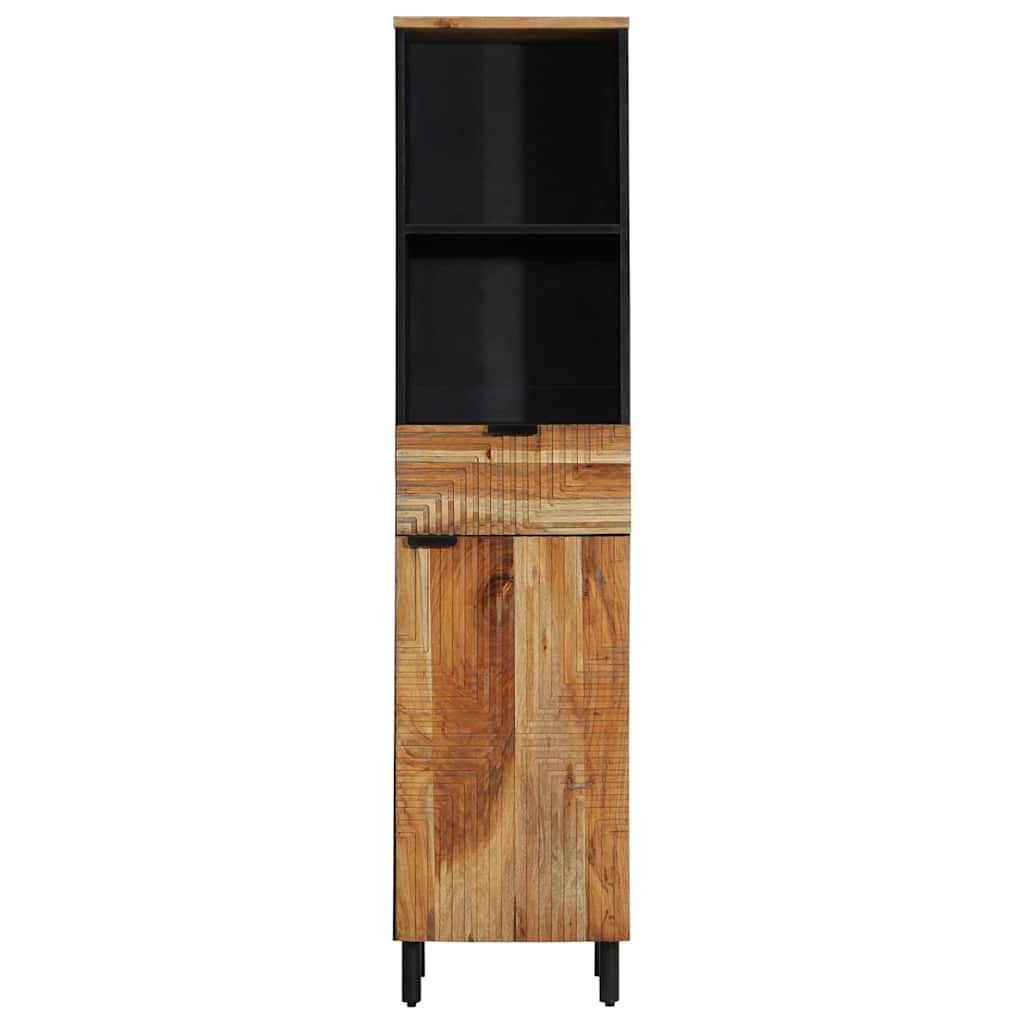 Bathroom Cabinet Brown 38 x 33 x 160 cm Solid Mango Wood