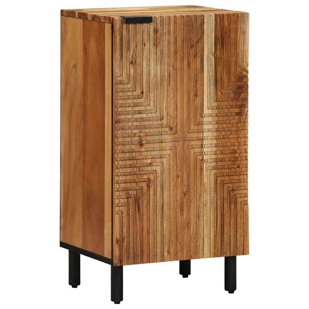 Sideboard with Shelf Brown 40 x 33 x 75 cm Solid Mango Wood