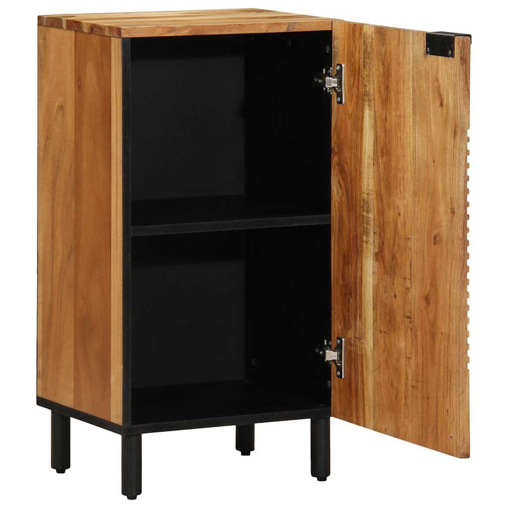 Sideboard with Shelf Brown 40 x 33 x 75 cm Solid Mango Wood