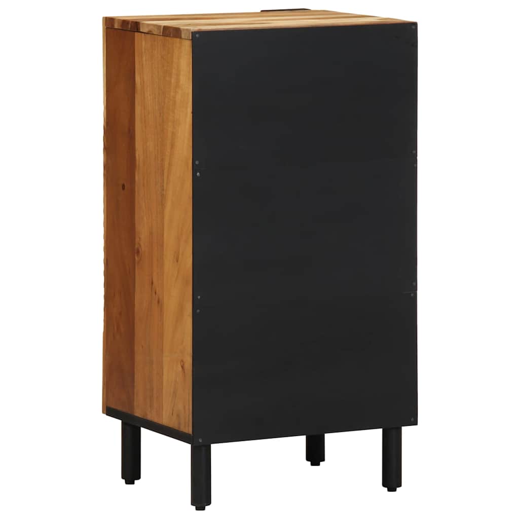 Sideboard with Shelf Brown 40 x 33 x 75 cm Solid Mango Wood