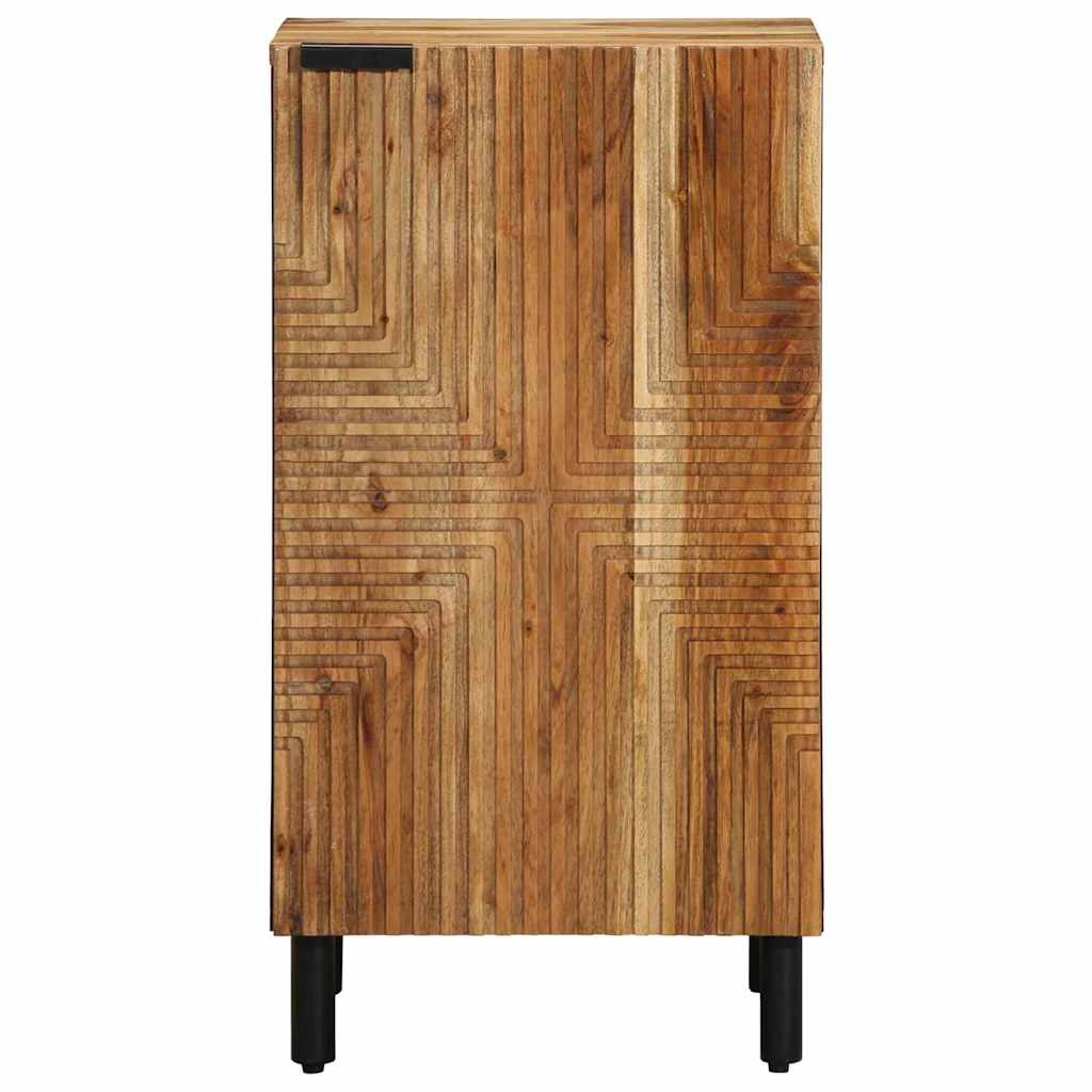 Sideboard with Shelf Brown 40 x 33 x 75 cm Solid Mango Wood