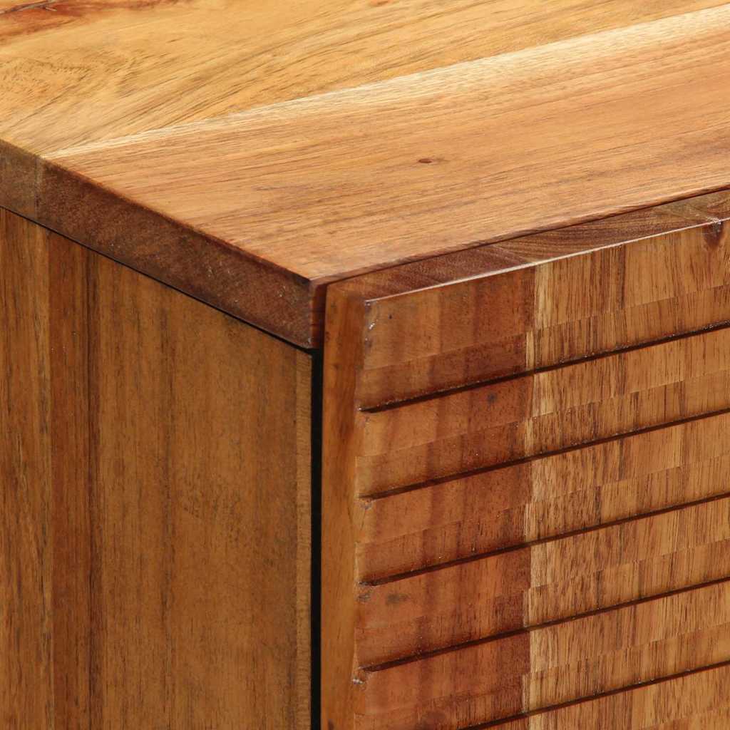 Sideboard with Shelf Brown 60 x 33 x 75 cm Solid Mango Wood