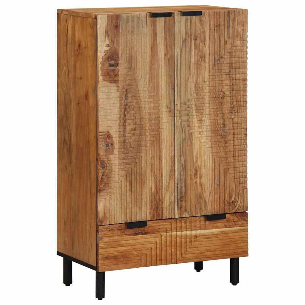 Highboard with Drawer Brown 60 x 33 x 100 cm Solid Mango Wood