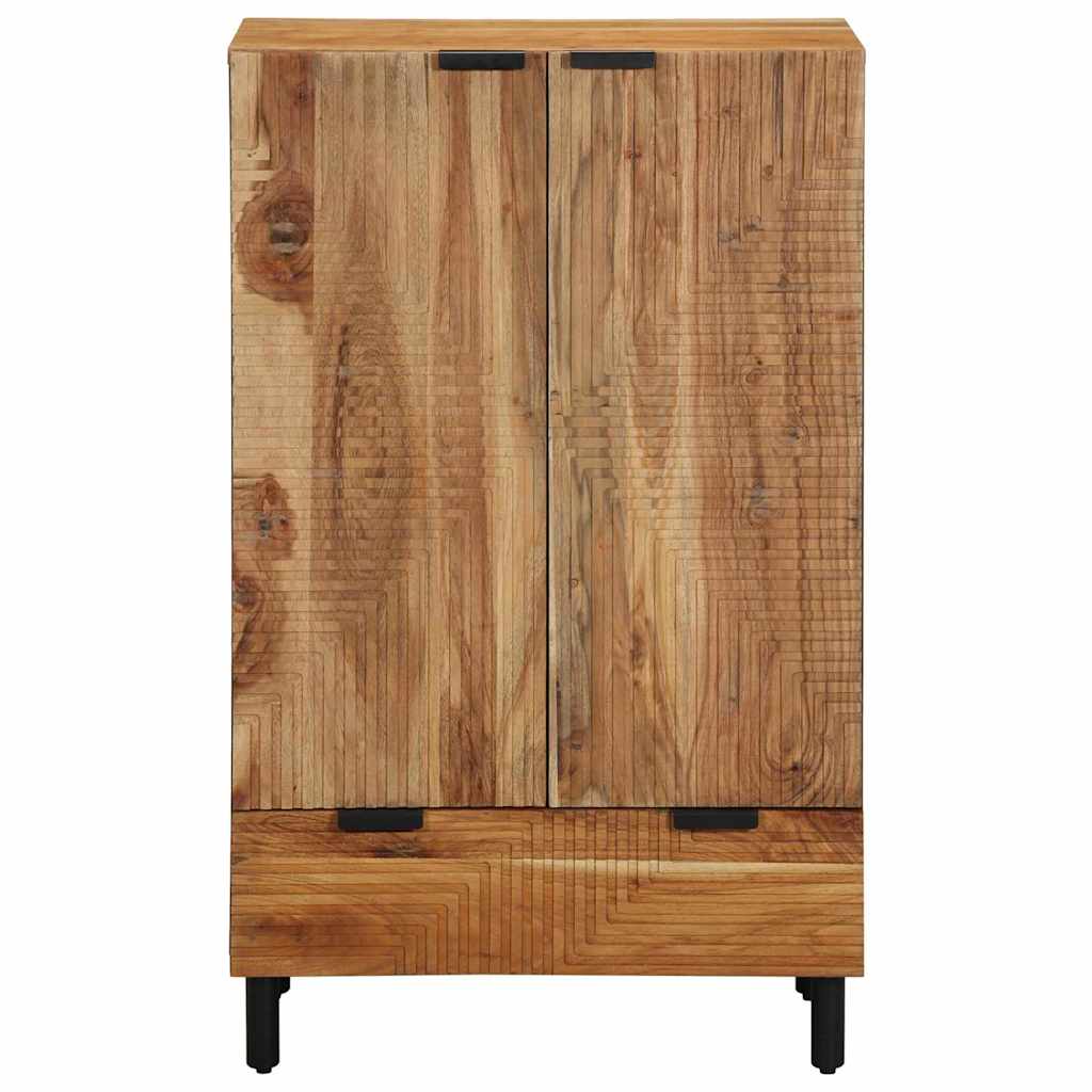 Highboard with Drawer Brown 60 x 33 x 100 cm Solid Mango Wood