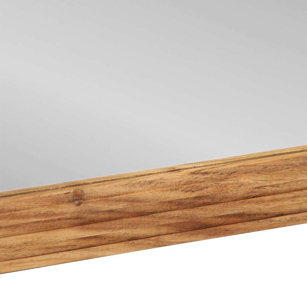 Bathroom Mirror Wall-mounted with Mirror Brown 70 x 50 x 2.5 cm