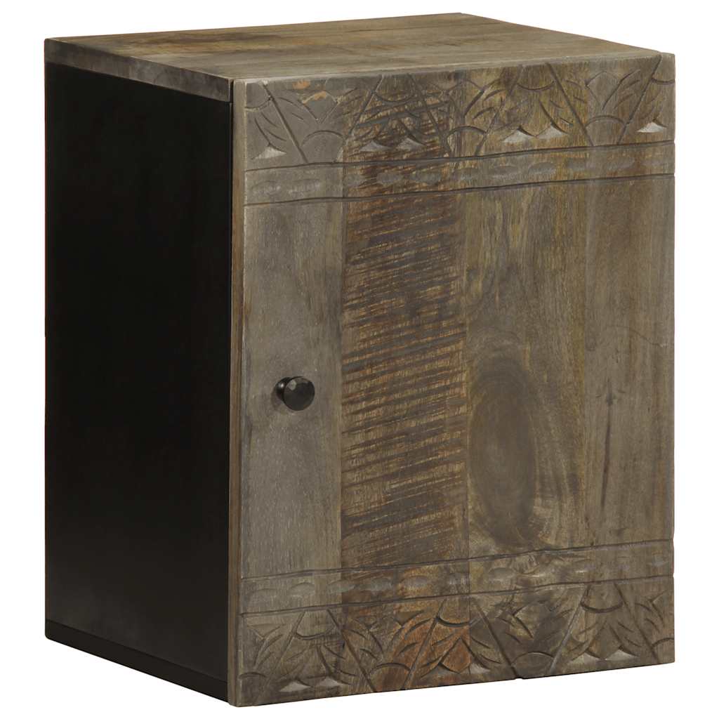 vidaXL Bathroom Wall Cabinet 38x33x48 cm Solid Wood Mango