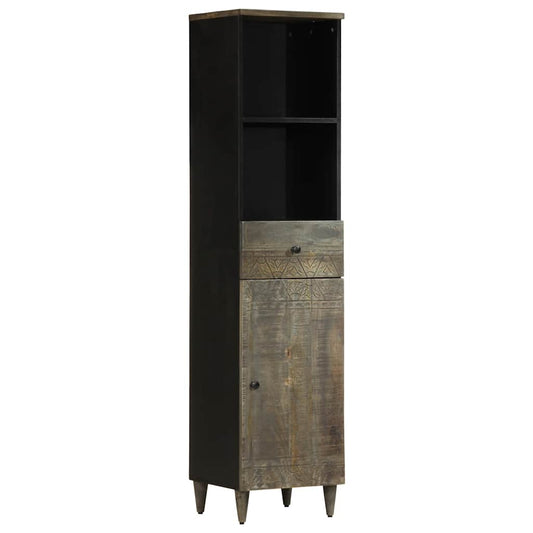 vidaXL Bathroom Cabinet 38x33x160 cm Solid Wood Mango