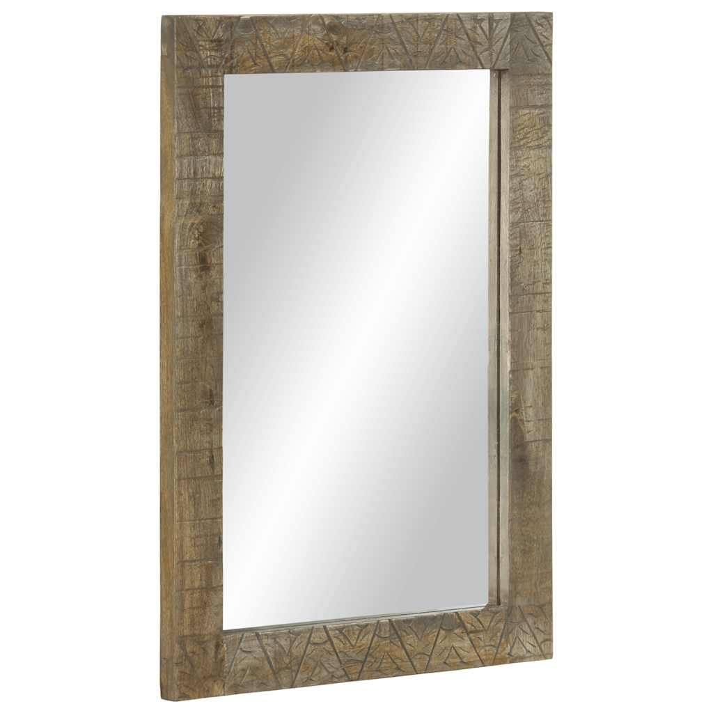 vidaXL Bathroom Mirror 50x2.5x70 cm Solid Wood Mango