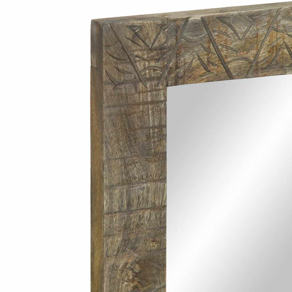 Bathroom Mirror 50x2,5x70 cm Solid Wood Mango