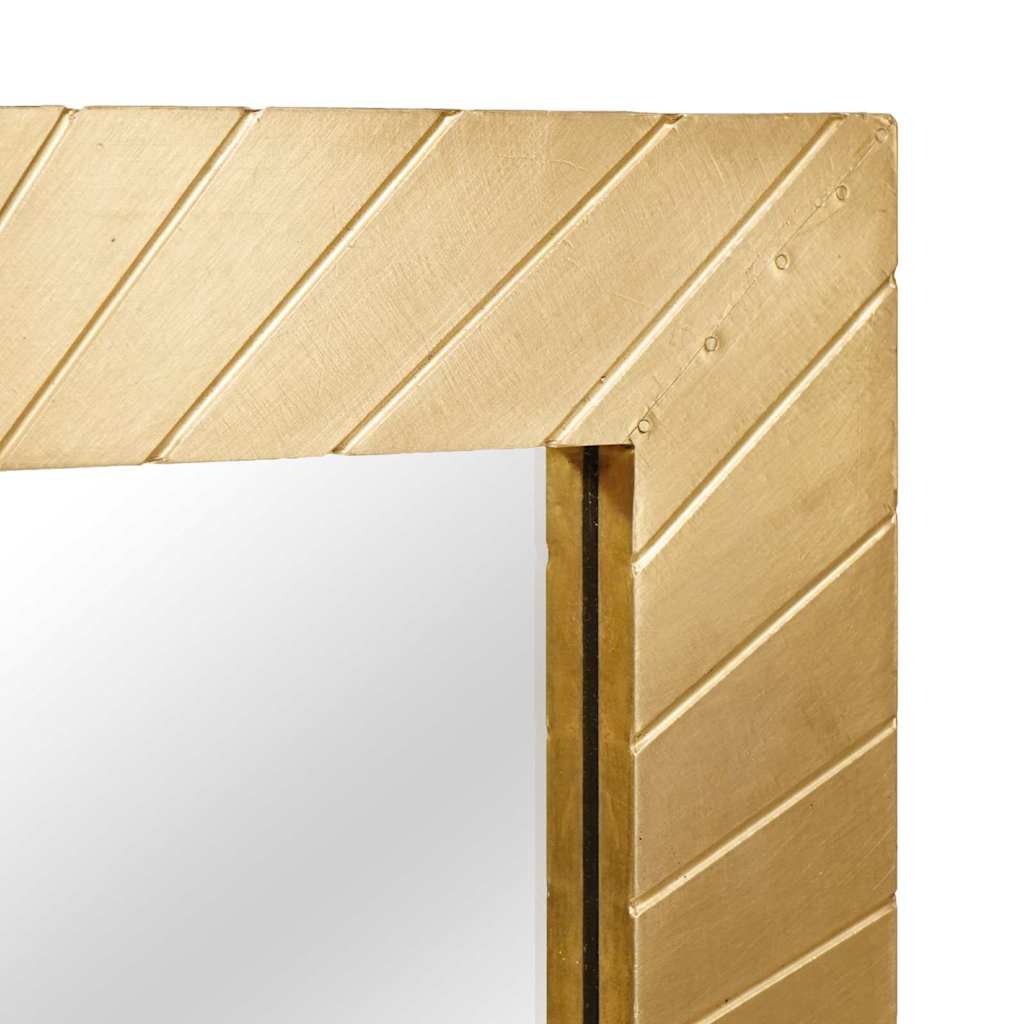 Bathroom Mirror Wall-mounted with Mirror Gold 50 x 2.5 x 70 cm