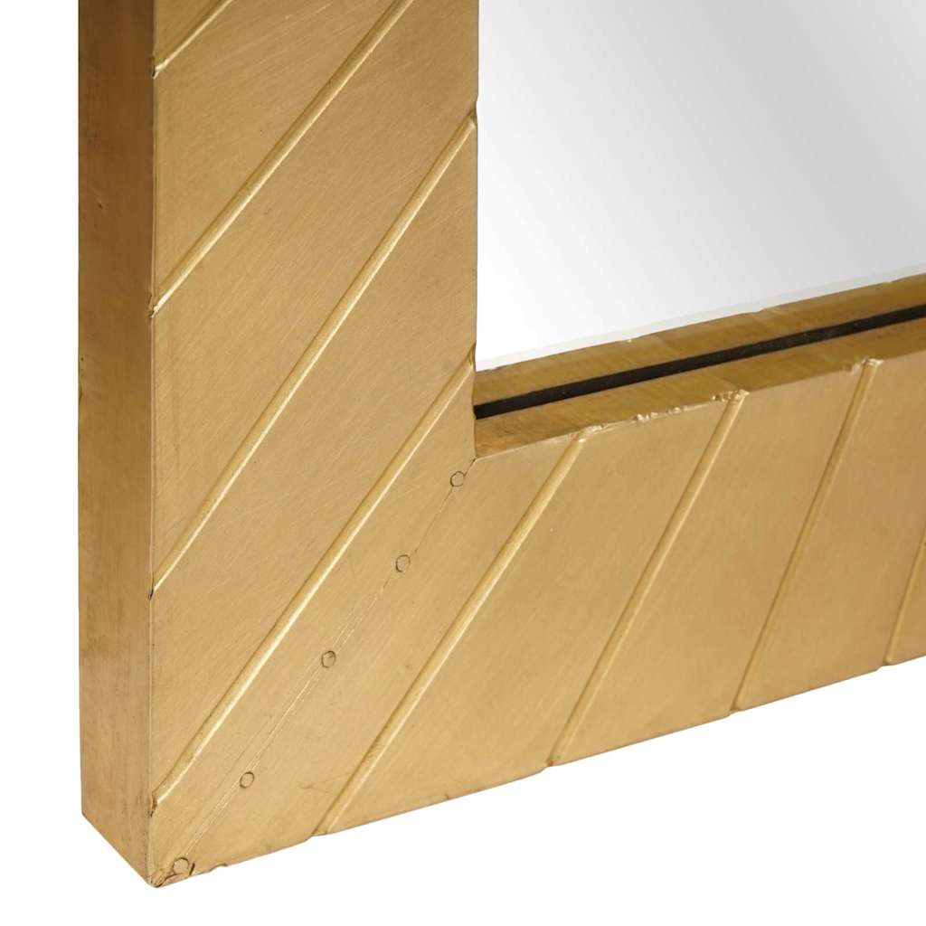 Bathroom Mirror Wall-mounted with Mirror Gold 50 x 2.5 x 70 cm