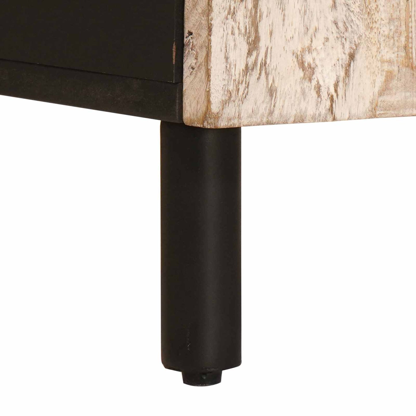 Bathroom Cabinet White 38 x 33 x 58 cm Solid Mango Wood