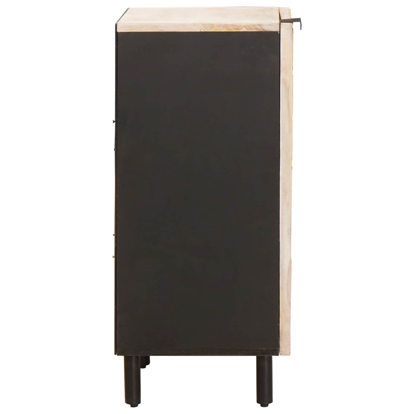 Sideboard White Wash Finish 40 x 33 x 75 cm Solid Mango Wood