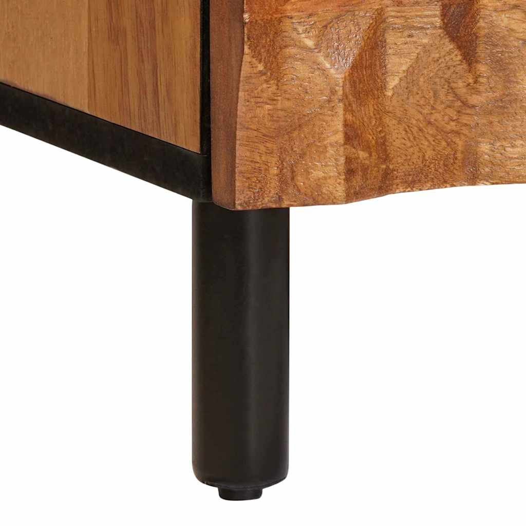 TV Cabinet Acacia Brown Finish 70 x 33 x 46 cm Solid Mango Wood