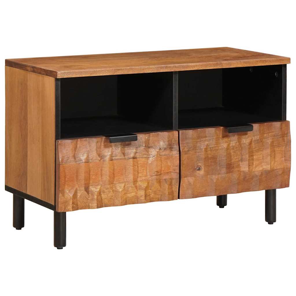 TV Cabinet Acacia Brown Finish 70 x 33 x 46 cm Solid Mango Wood