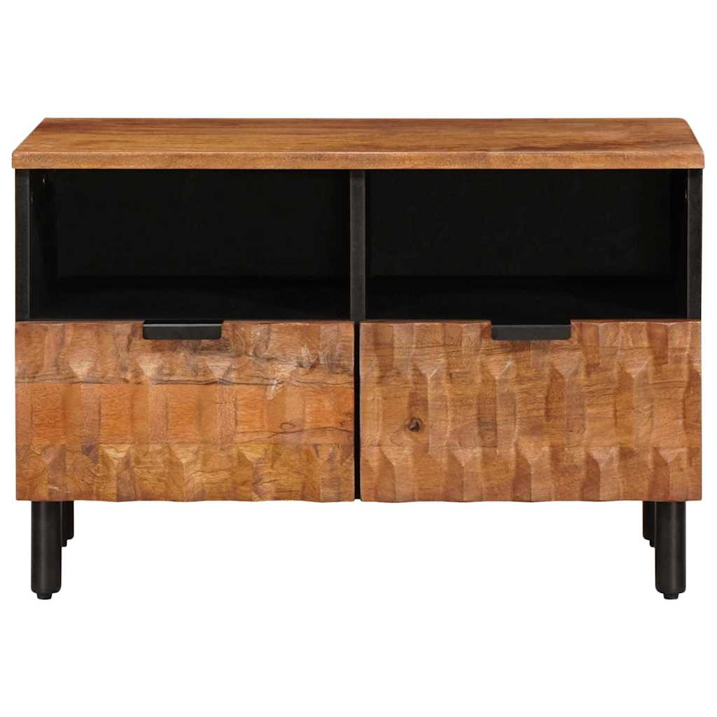 TV Cabinet Acacia Brown Finish 70 x 33 x 46 cm Solid Mango Wood