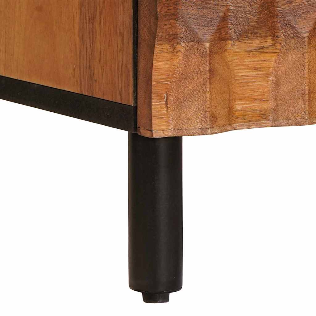 Sideboard 60 x 33 x 75 cm Solid Mango Wood Acacia Brown Finish