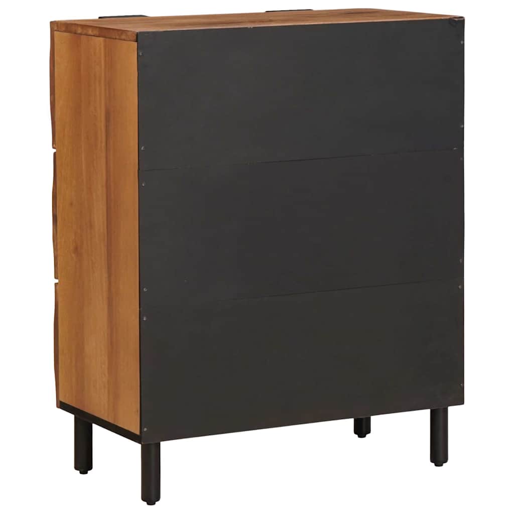 Sideboard 60 x 33 x 75 cm Solid Mango Wood Acacia Brown Finish