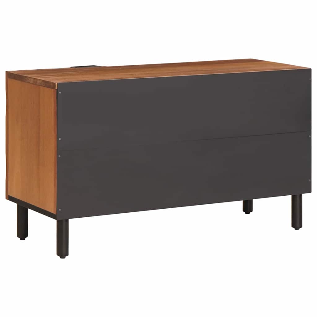 TV Cabinet Acacia Brown Finish 80 x 33 x 46 cm Solid Mango Wood
