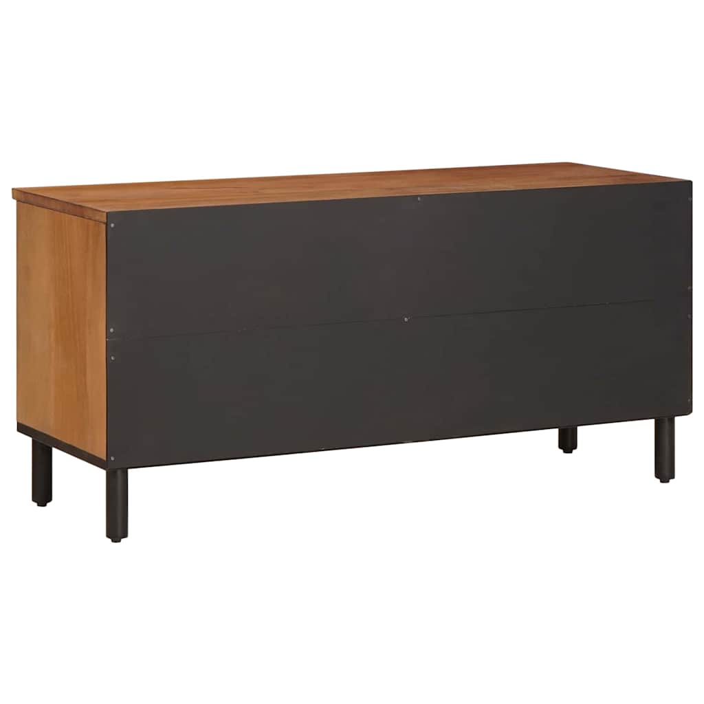TV Cabinet with Drawer Acacia Brown Finish 100 x 33 x 46 cm