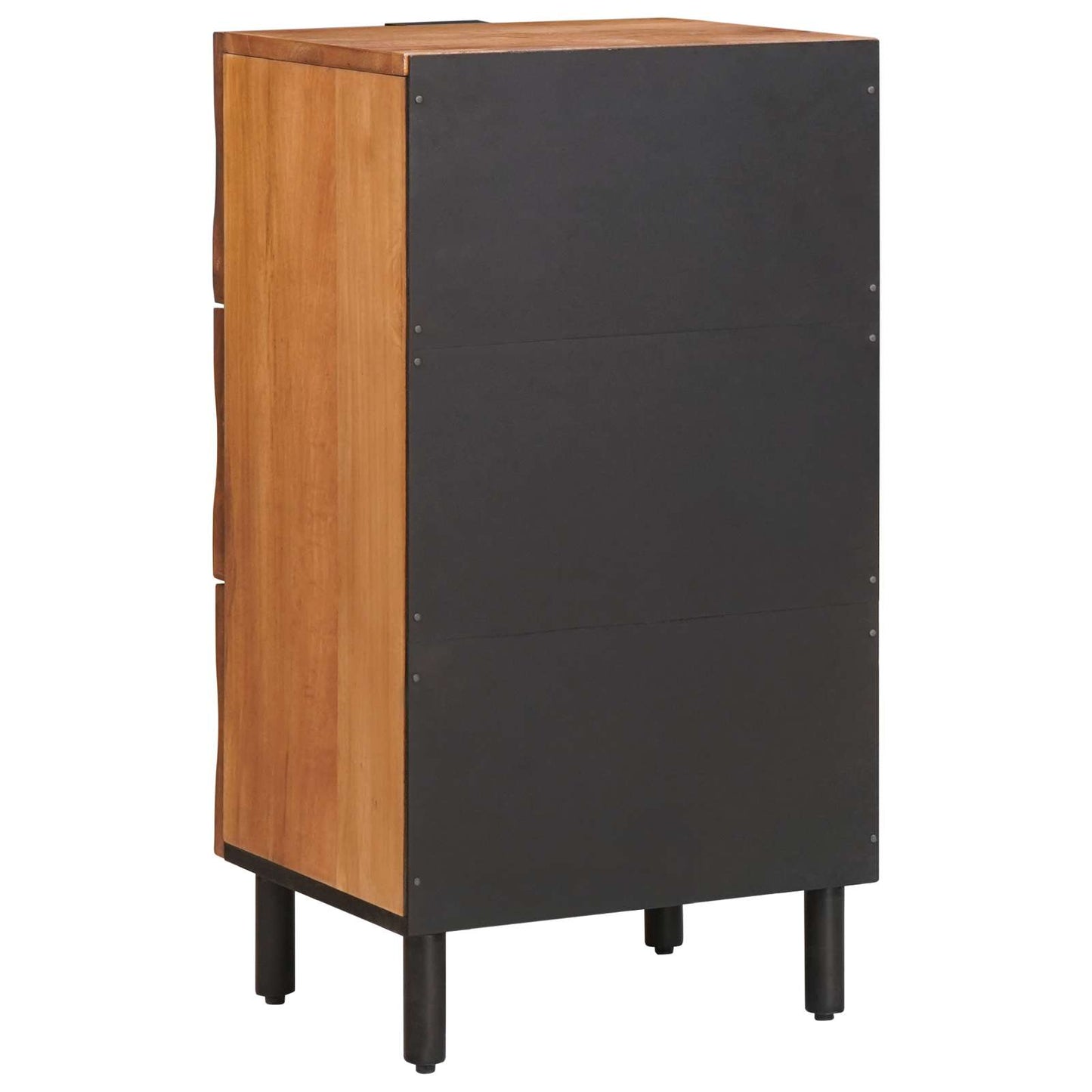 Sideboard Acacia Brown Finish 40 x 33 x 75 cm Solid Mango Wood