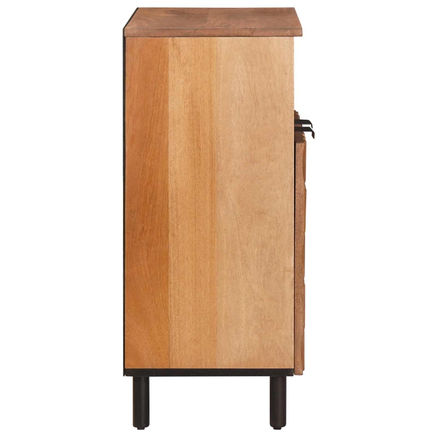 Sideboard Acacia Brown Finish 60 x 33 x 75 cm Solid Mango Wood