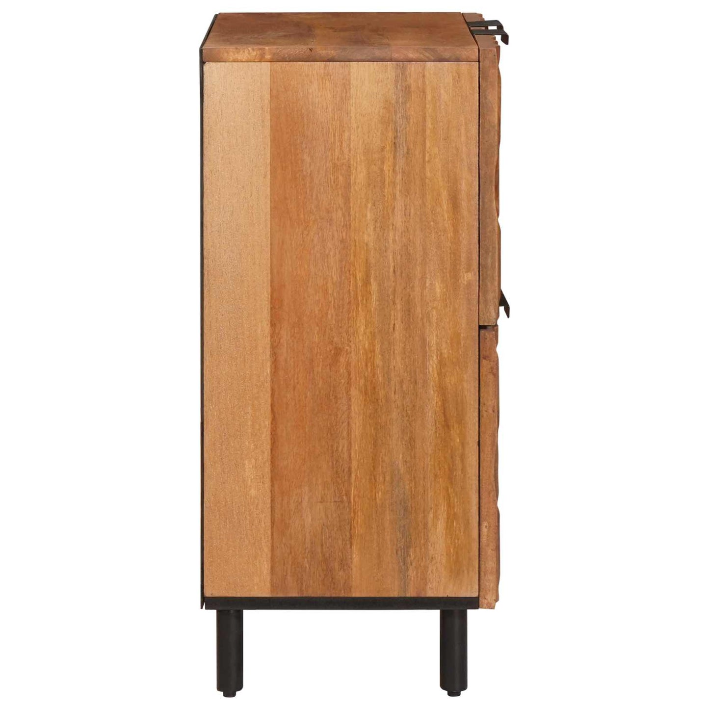 Sideboard Acacia Brown Finish 60 x 33 x 75 cm Solid Mango Wood