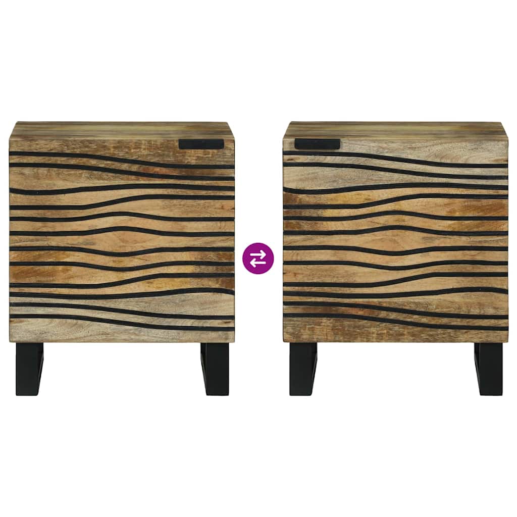 Bedside Cabinet Natural 40 x 33 x 46 cm Engineered Wood