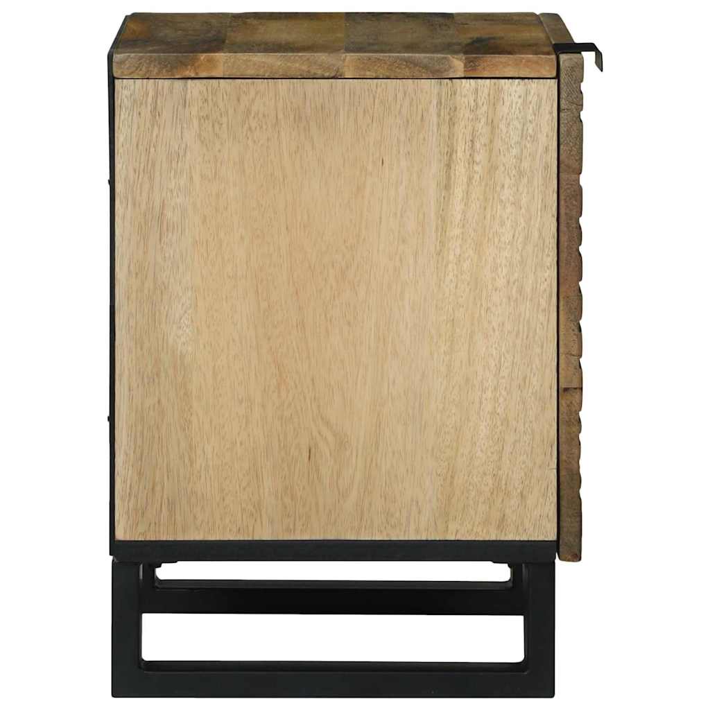Bedside Cabinet Natural 40 x 33 x 46 cm Engineered Wood