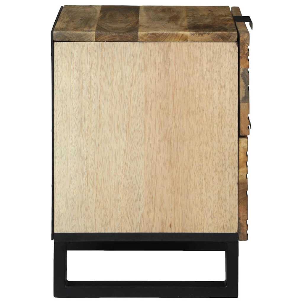 Bedside Cabinet Natural 40 x 33 x 46 cm Engineered Wood