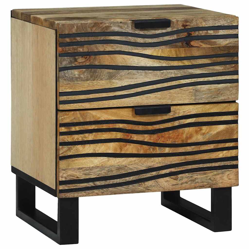 Bedside Cabinet 2 pcs Natural 40 x 33 x 46 cm Engineered Wood