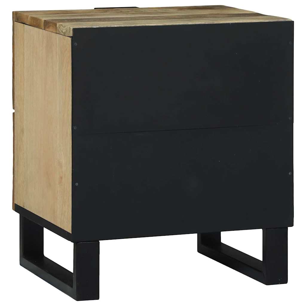 Bedside Cabinet 2 pcs Natural 40 x 33 x 46 cm Engineered Wood
