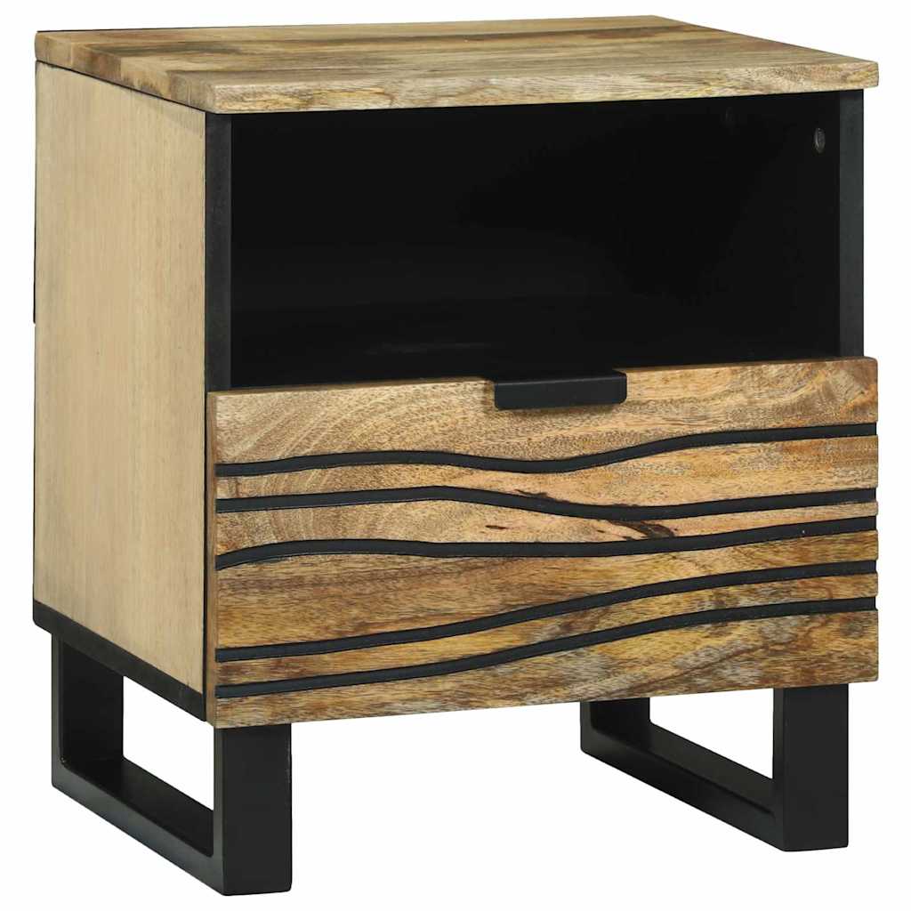 Bedside Cabinet Natural 40 x 33 x 46 cm Engineered Wood