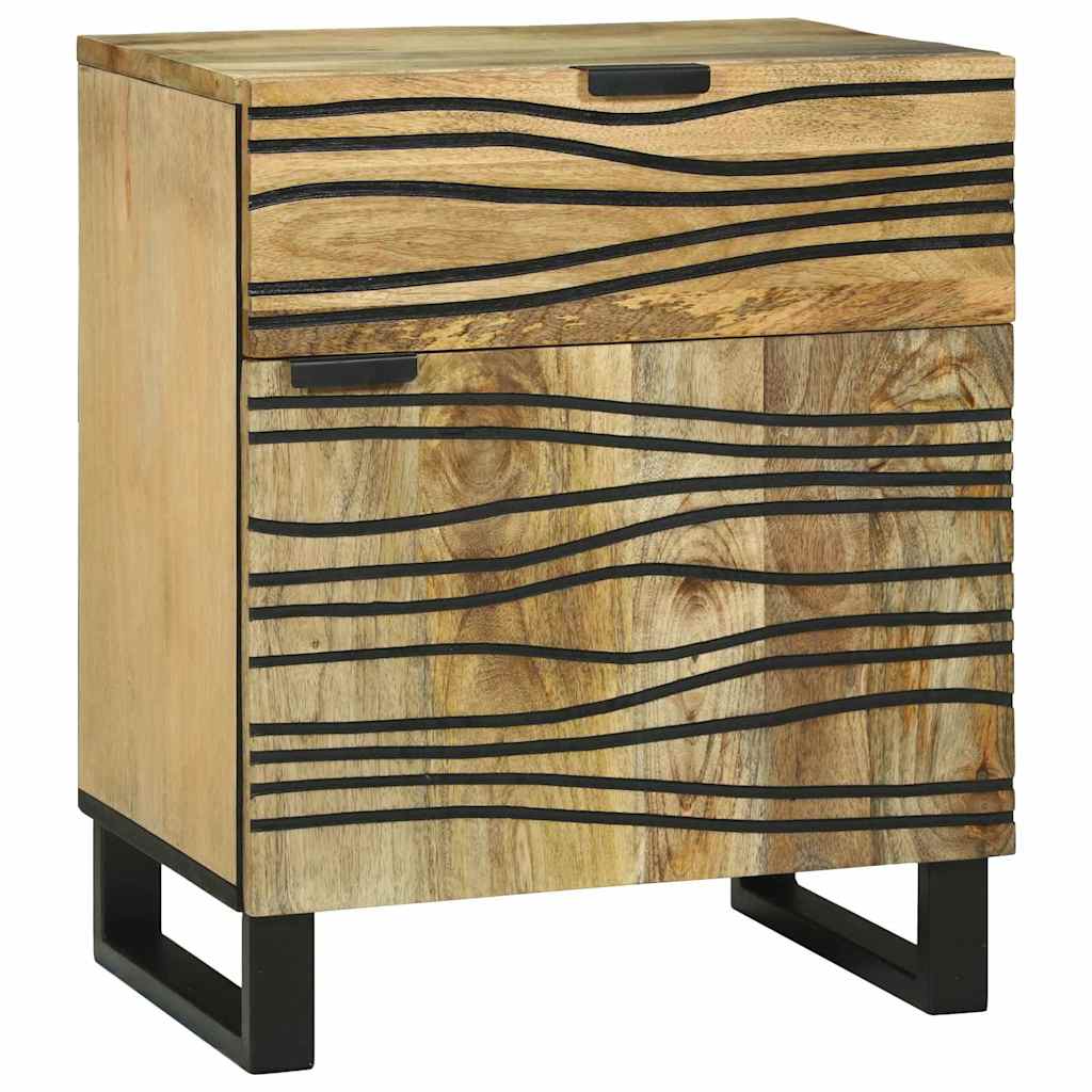 Bedside Cabinet Natural 50 x 33 x 60 cm Engineered Wood