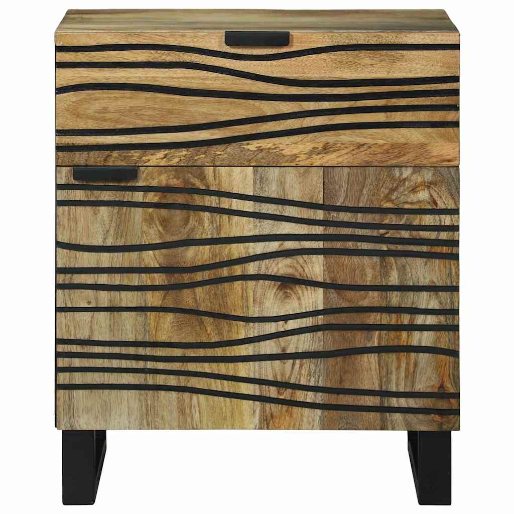 Bedside Cabinet Natural 50 x 33 x 60 cm Engineered Wood
